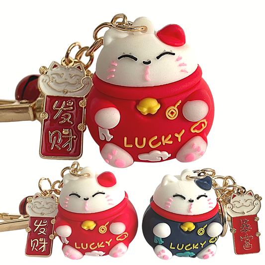 6 Pcs of Lucky Cat Charm