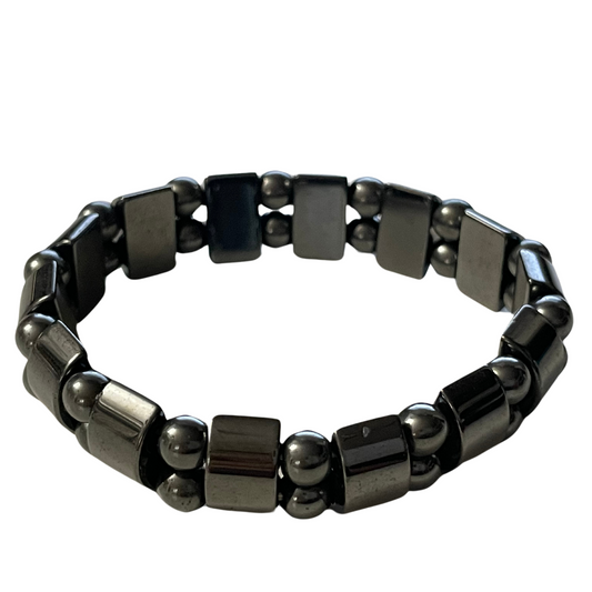 6 Pcs Healing Magnetic Hematite Bracelet